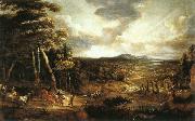 UDEN, Lucas van Landscape with the Flight into Egypt  wt Germany oil painting reproduction